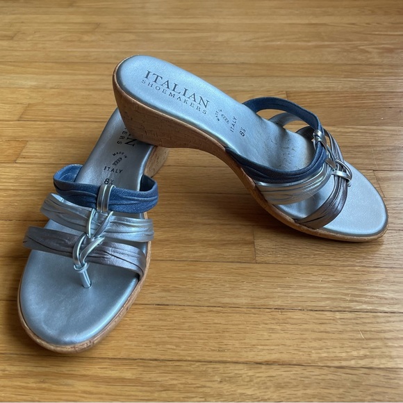 Italian Shoemakers Wedge Heels.  Size 8.5. Great Used Condition - Picture 2 of 8